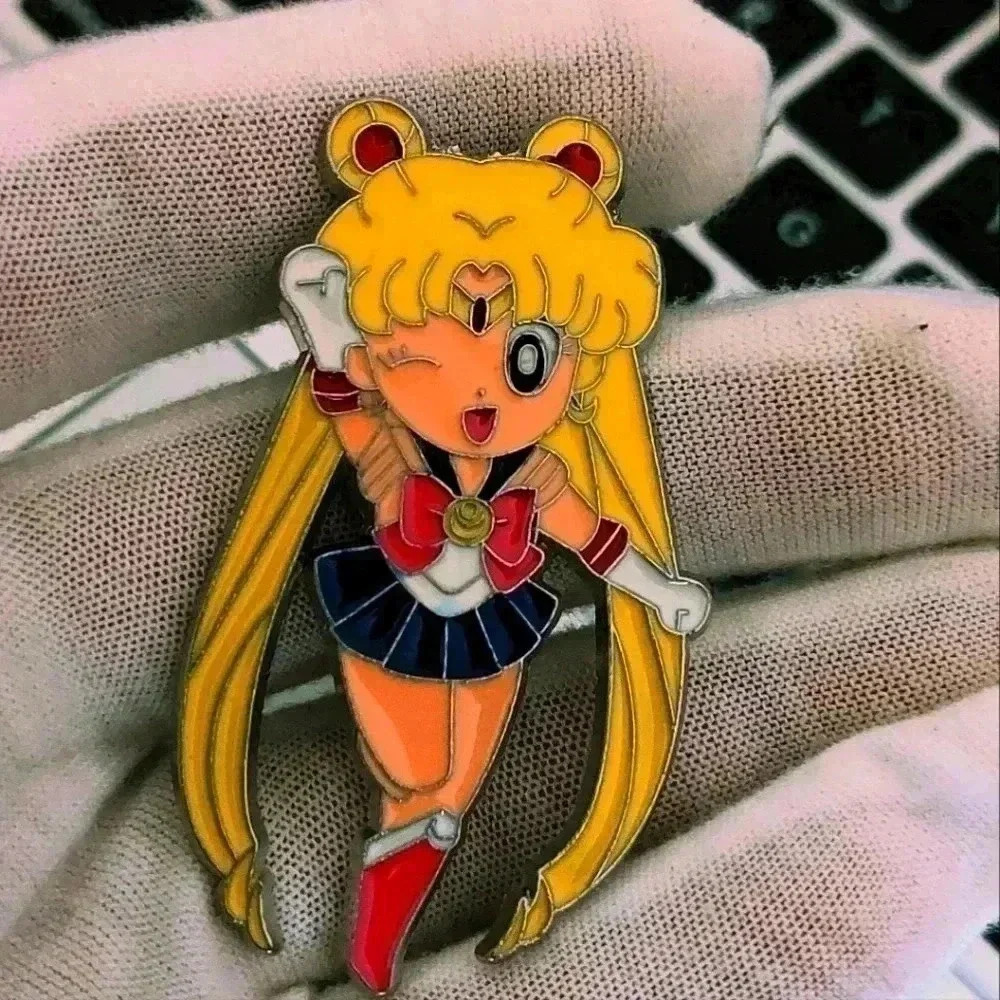 Sailor moon cute anime Clothing pin
